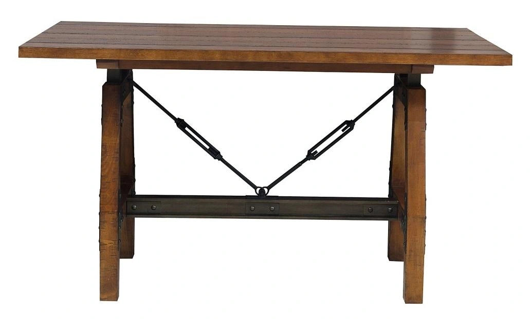 Holverson Counter Height Table in Rustic Brown 1715-36