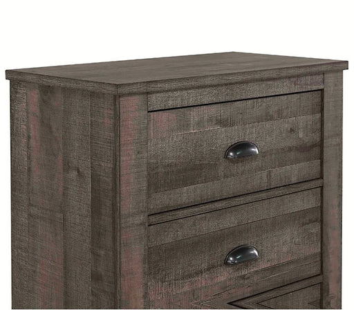 Crown Mark Furniture Coralee 5 Drawer Chest In Gray - Home Furniture And More (Brentwood, MD)