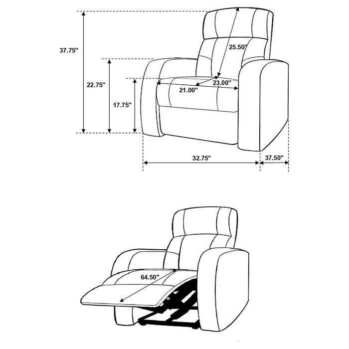 Cyrus Home Theater Seating - Home Furniture And More (Brentwood, MD)