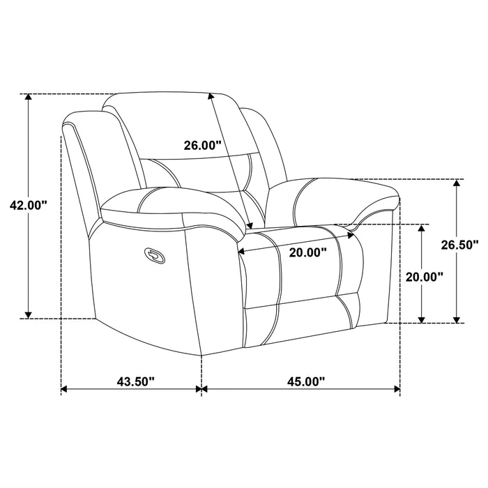 Gilson Glider Recliner - Home Furniture And More (Brentwood, MD)