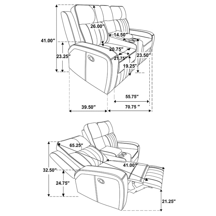 Raelynn Reclining Sofa Set - Home Furniture And More (Brentwood, MD)