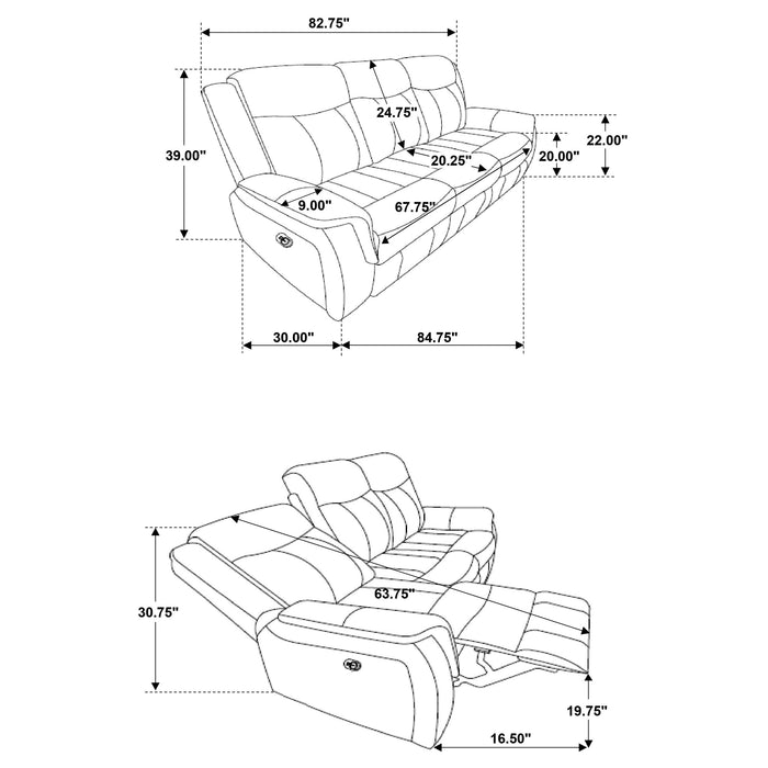 Lawrence Reclining Sofa Set - Home Furniture And More (Brentwood, MD)