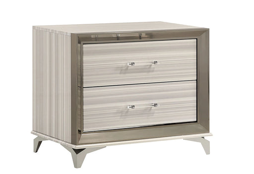 Zambrano White Nightstand