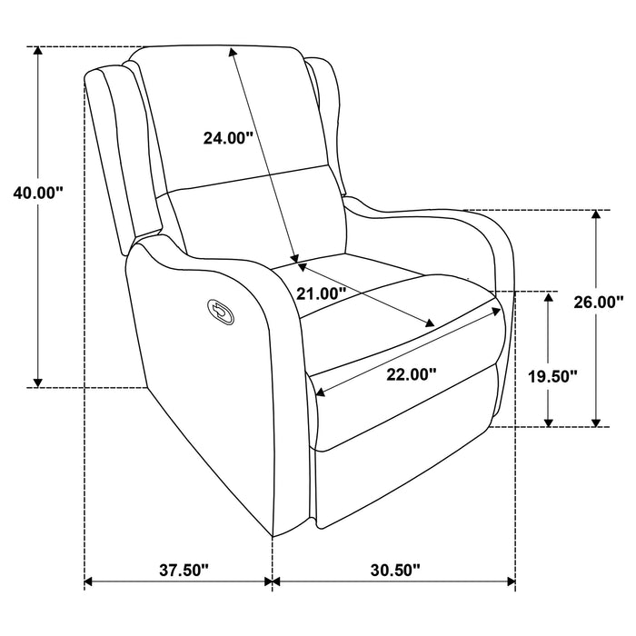 Kelsey Recliner - Home Furniture And More (Brentwood, MD)