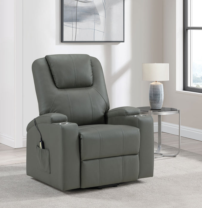 Armstrong Power Lift Massage Recliner - Home Furniture And More (Brentwood, MD)