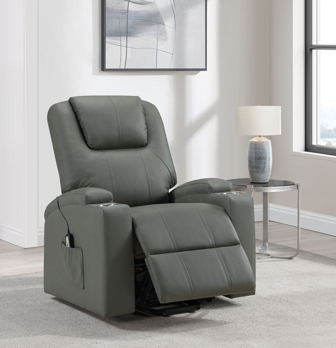 Armstrong Power Lift Massage Recliner - Home Furniture And More (Brentwood, MD)