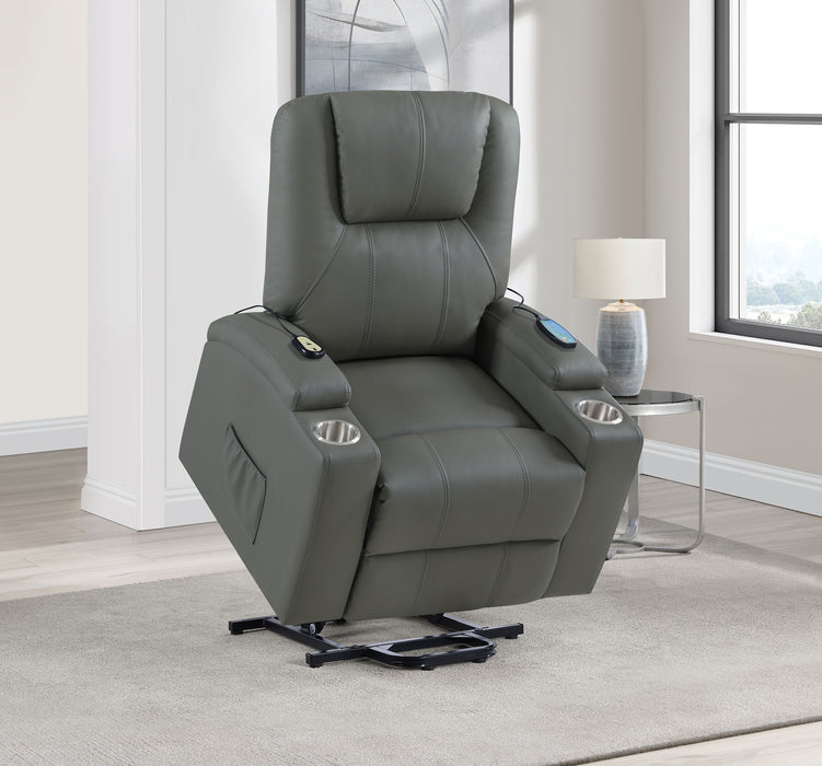 Armstrong Power Lift Massage Recliner - Home Furniture And More (Brentwood, MD)