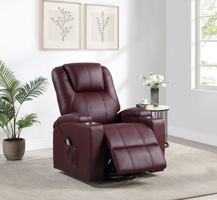 Armstrong Power Lift Massage Recliner - Home Furniture And More (Brentwood, MD)