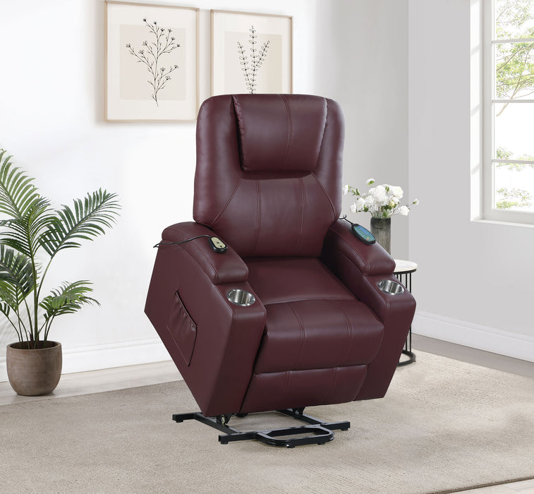 Armstrong Power Lift Massage Recliner - Home Furniture And More (Brentwood, MD)
