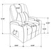Armstrong Power Lift Massage Recliner - Home Furniture And More (Brentwood, MD)