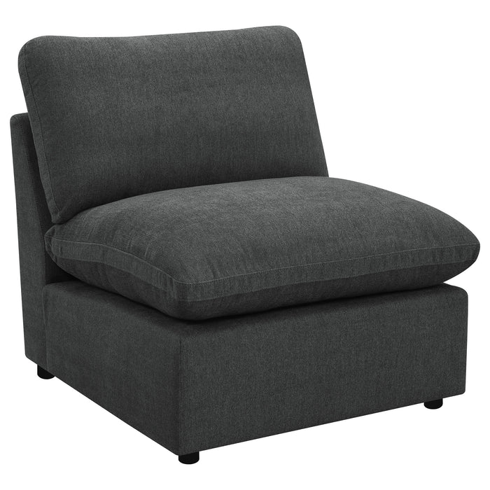 Collins Armless Chair - Home Furniture And More (Brentwood, MD)