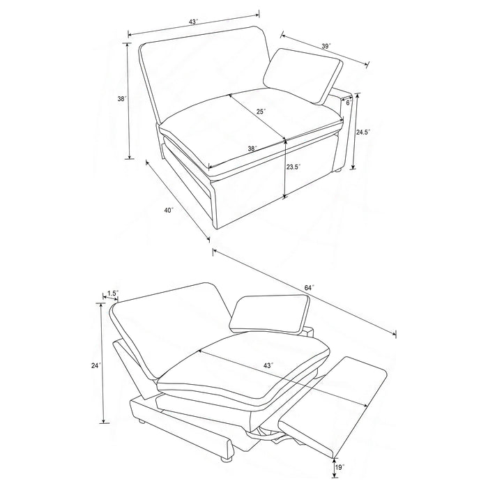 Collins Power Reclining Sofa - Home Furniture And More (Brentwood, MD)