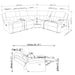 Bahrain Modular Power Reclining Sectional Sofa - Home Furniture And More (Brentwood, MD)