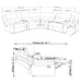 Bahrain Modular Reclining Sectional Sofa - Home Furniture And More (Brentwood, MD)