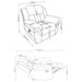 Bahrain Glider Recliner - Home Furniture And More (Brentwood, MD)