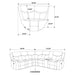 Sycamore Power Reclining Sectional Sofa - Home Furniture And More (Brentwood, MD)