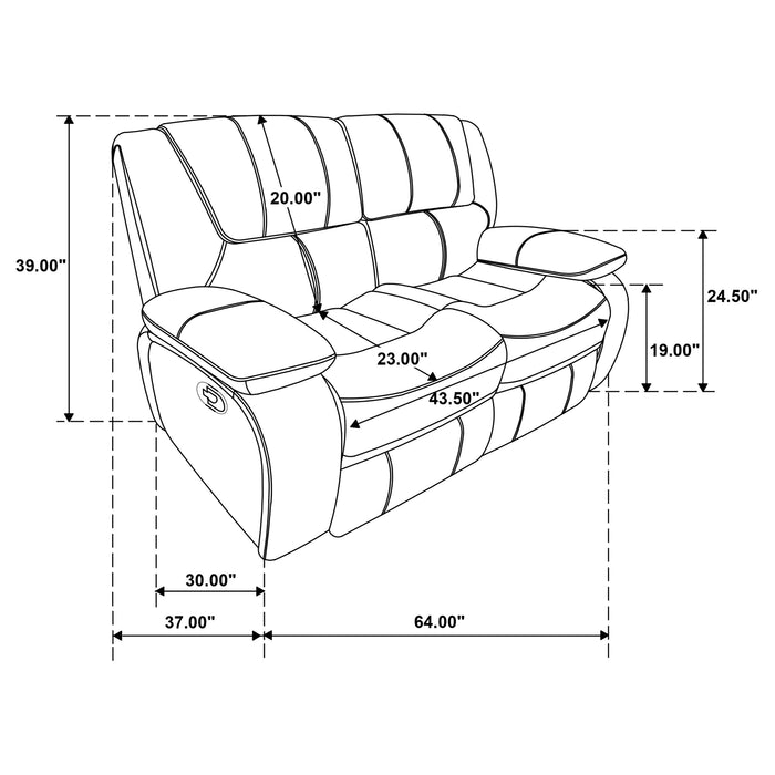 Camila Reclining Sofa Set - Home Furniture And More (Brentwood, MD)