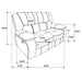 Camila Reclining Sofa Set - Home Furniture And More (Brentwood, MD)