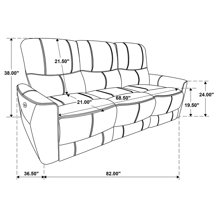 Greenfield Power Reclining Sofa - Home Furniture And More (Brentwood, MD)