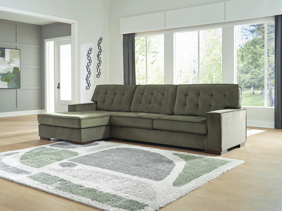 Caspian-Town Sectional with Chaise - Home Furniture And More (Brentwood, MD)