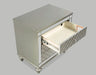 Crown Mark Furniture Cristian 2 Drawer Nightstand In Beige - Home Furniture And More (Brentwood, MD)