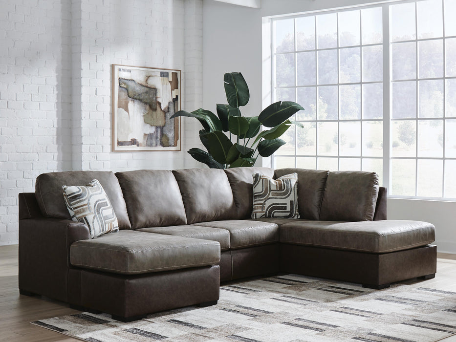 Castille Way Sleeper Sectional with Chaise - Home Furniture And More (Brentwood, MD)