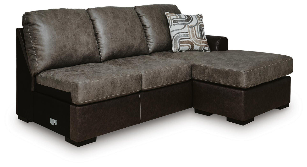 Castille Way Sectional with Chaise - Home Furniture And More (Brentwood, MD)