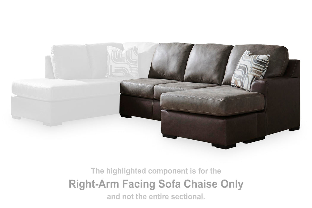 Castille Way Sectional with Chaise - Home Furniture And More (Brentwood, MD)