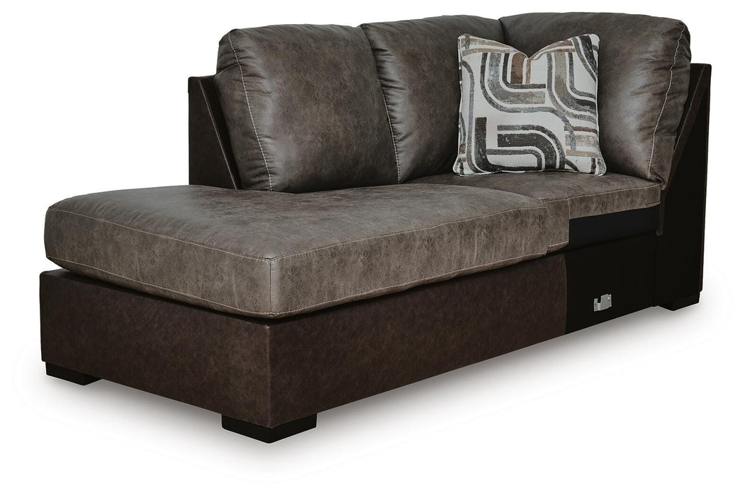 Castille Way Sectional with Chaise - Home Furniture And More (Brentwood, MD)