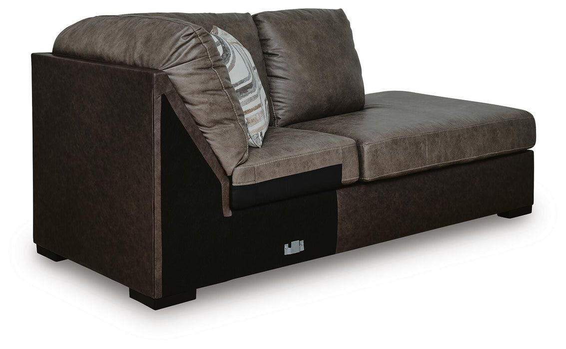 Castille Way Sectional with Chaise - Home Furniture And More (Brentwood, MD)