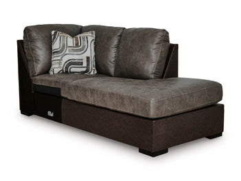 Castille Way Sleeper Sectional with Chaise - Home Furniture And More (Brentwood, MD)