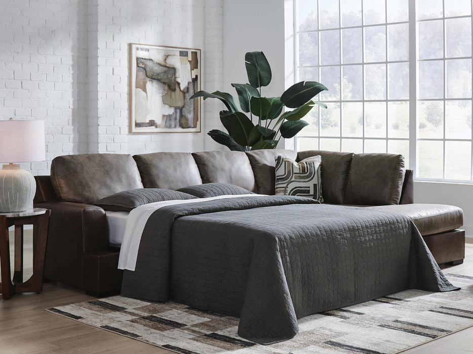 Castille Way Sleeper Sectional with Chaise - Home Furniture And More (Brentwood, MD)