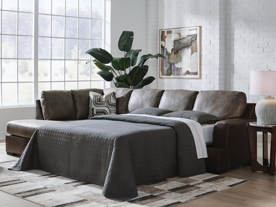 Castille Way Sleeper Sectional with Chaise - Home Furniture And More (Brentwood, MD)
