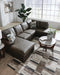 Castille Way Sectional with Chaise - Home Furniture And More (Brentwood, MD)