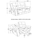 Conrad Reclining Glider Loveseat - Home Furniture And More (Brentwood, MD)