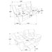 Greer Reclining Glider Loveseat - Home Furniture And More (Brentwood, MD)