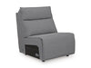 Modmax II Reclining Sectional with Chaise and Audio Console - Home Furniture And More (Brentwood, MD)