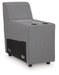 Modmax II Power Reclining Sectional with Chaise and Console - Home Furniture And More (Brentwood, MD)