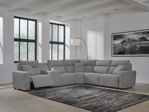 Modmax Reclining Sectional with Console - Home Furniture And More (Brentwood, MD)