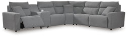Modmax Reclining Sectional with Console - Home Furniture And More (Brentwood, MD)