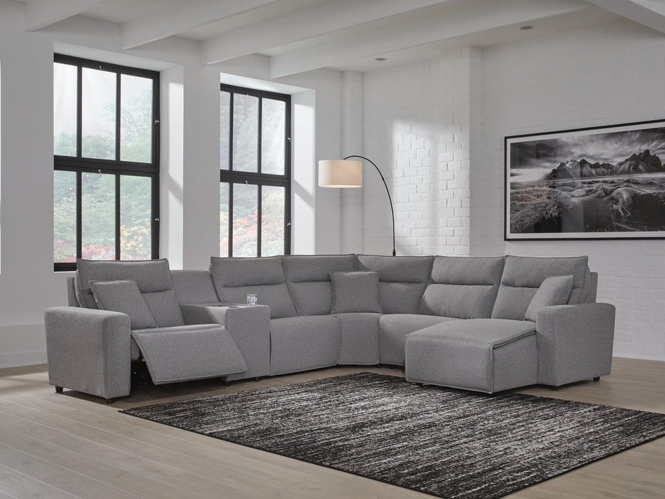 Modmax Power Reclining Sectional with Chaise - Home Furniture And More (Brentwood, MD)