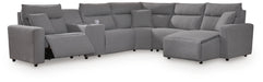 Modmax Power Reclining Sectional with Chaise - Home Furniture And More (Brentwood, MD)