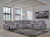 Modmax Power Reclining Sectional with Chaise - Home Furniture And More (Brentwood, MD)