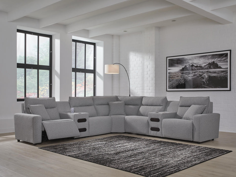 Modmax Power Reclining Sectional with Chaise - Home Furniture And More (Brentwood, MD)