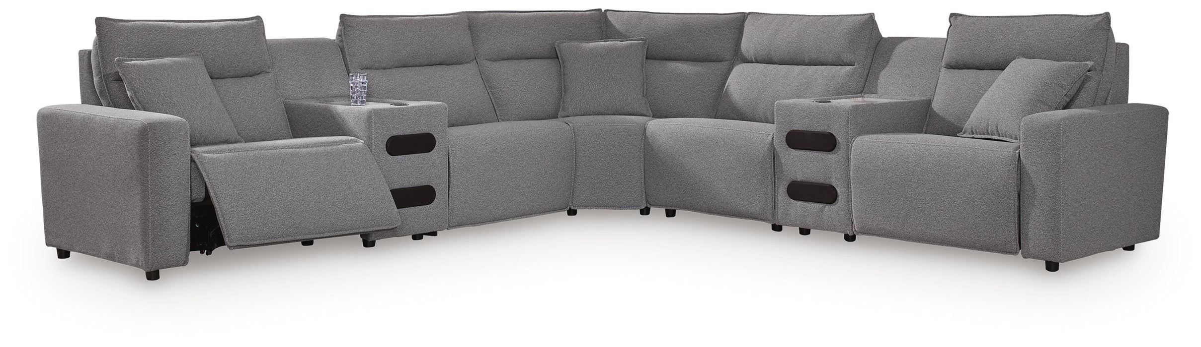 Modmax Power Reclining Sectional with Chaise - Home Furniture And More (Brentwood, MD)