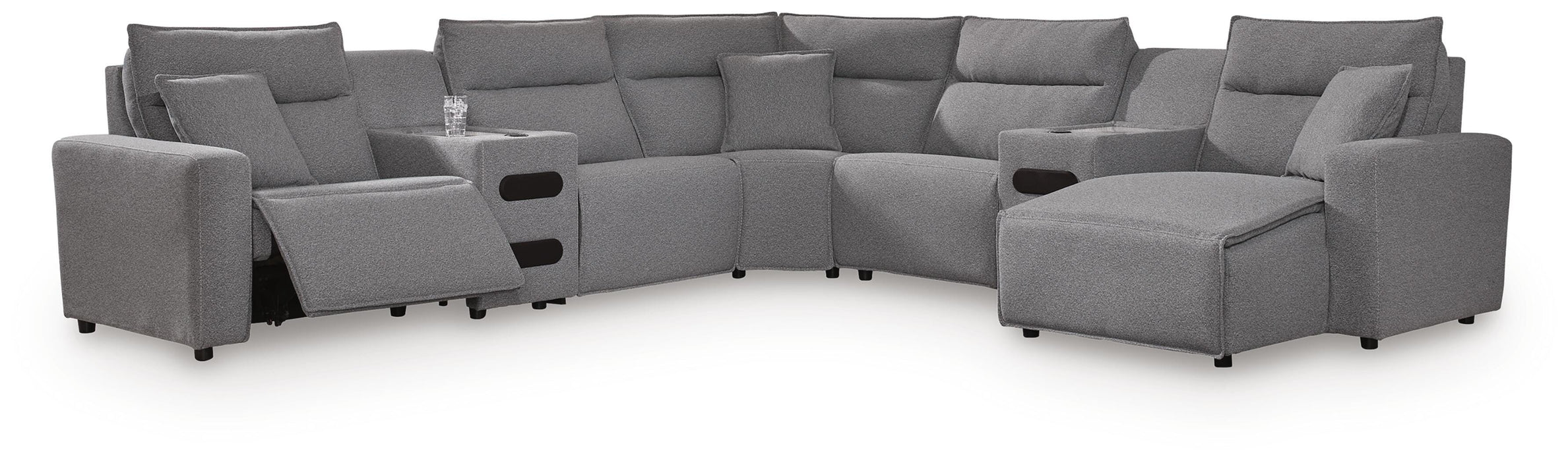 Modmax Power Reclining Sectional with Chaise - Home Furniture And More (Brentwood, MD)