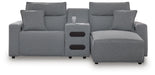 Modmax Power Reclining Sectional with Chaise - Home Furniture And More (Brentwood, MD)