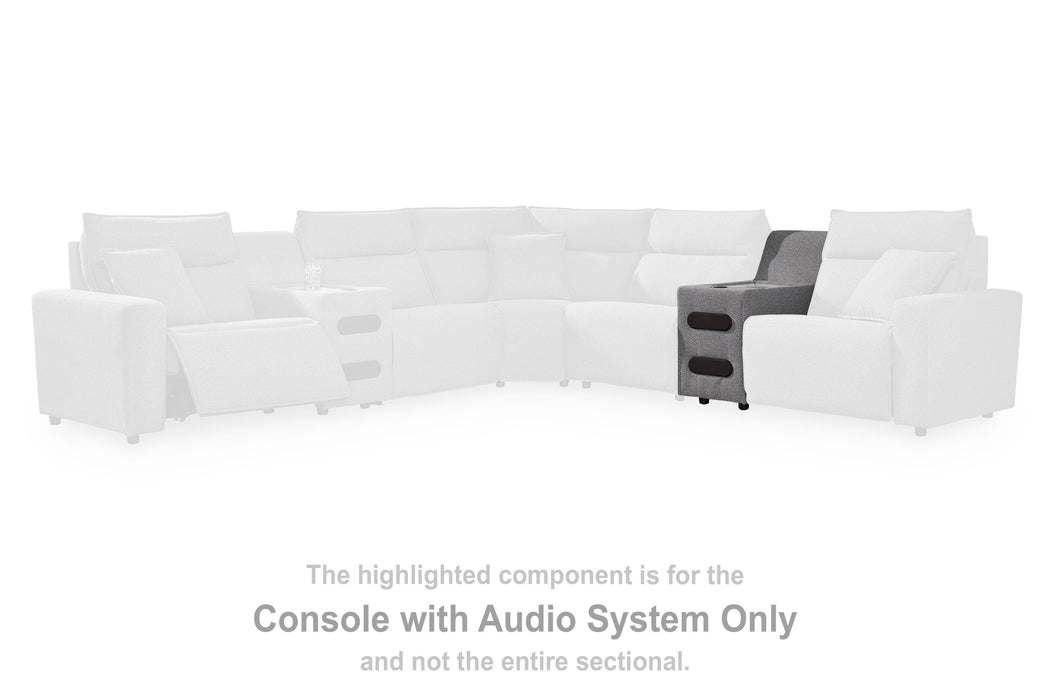 Modmax II Power Reclining Sectional with Audio Console - Home Furniture And More (Brentwood, MD)