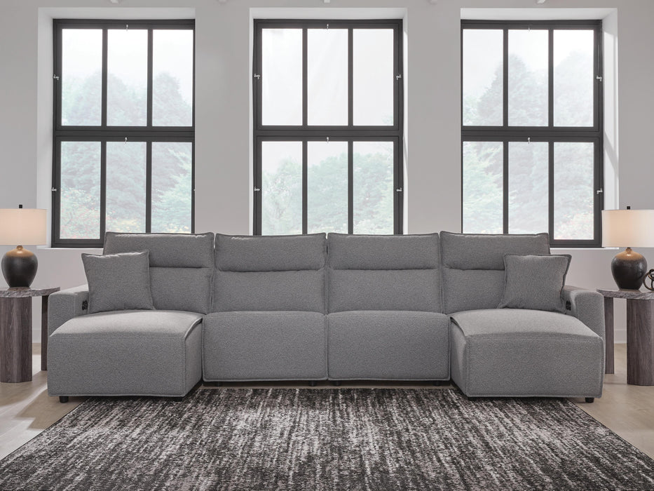 Modmax Power Reclining Sectional with Chaise - Home Furniture And More (Brentwood, MD)
