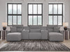 Modmax II Power Reclining Sectional with Chaise and Consoles - Home Furniture And More (Brentwood, MD)